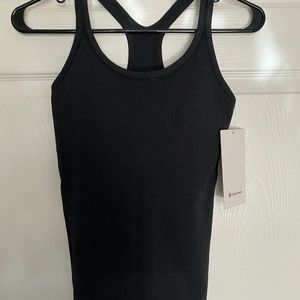NWT! Lululemon Athletica Black Racerback Tank.